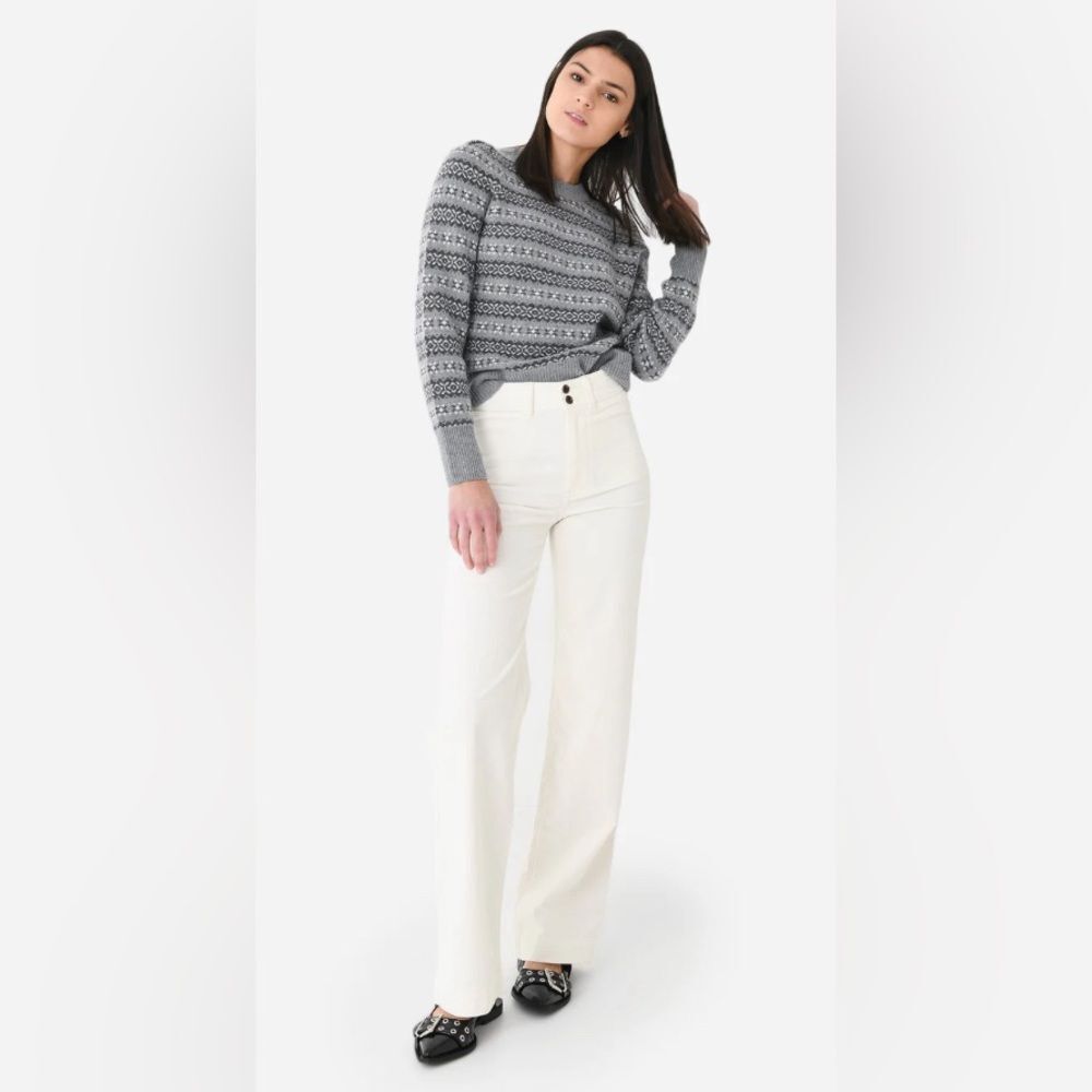 FAHERTY Stretch Cord Wide Leg Pant, Size 29